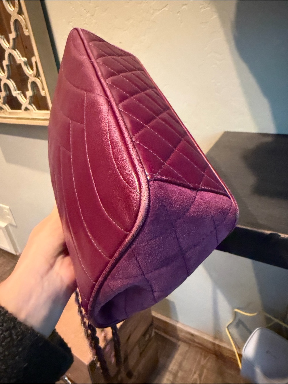 RARE Chanel Raspberry bag - Picture 8 of 13